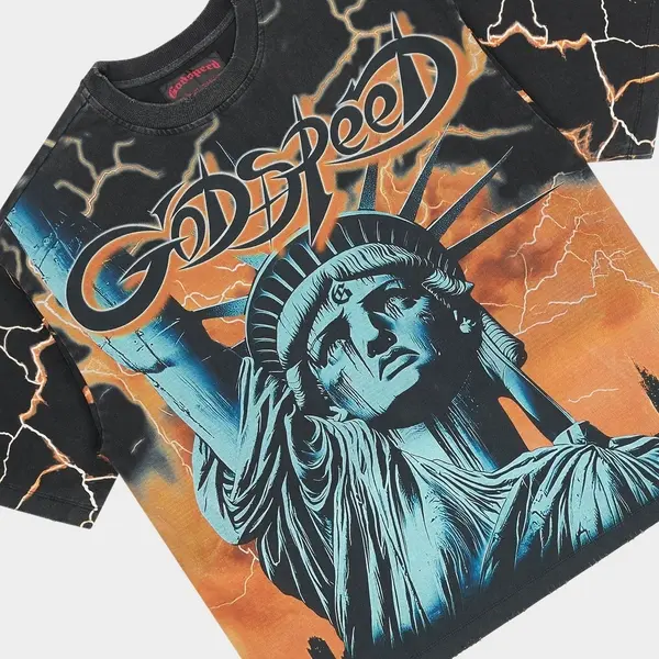GODSPEED NEW YORK 'Voltage' T-Shirt (Orange) - TikTok Shop