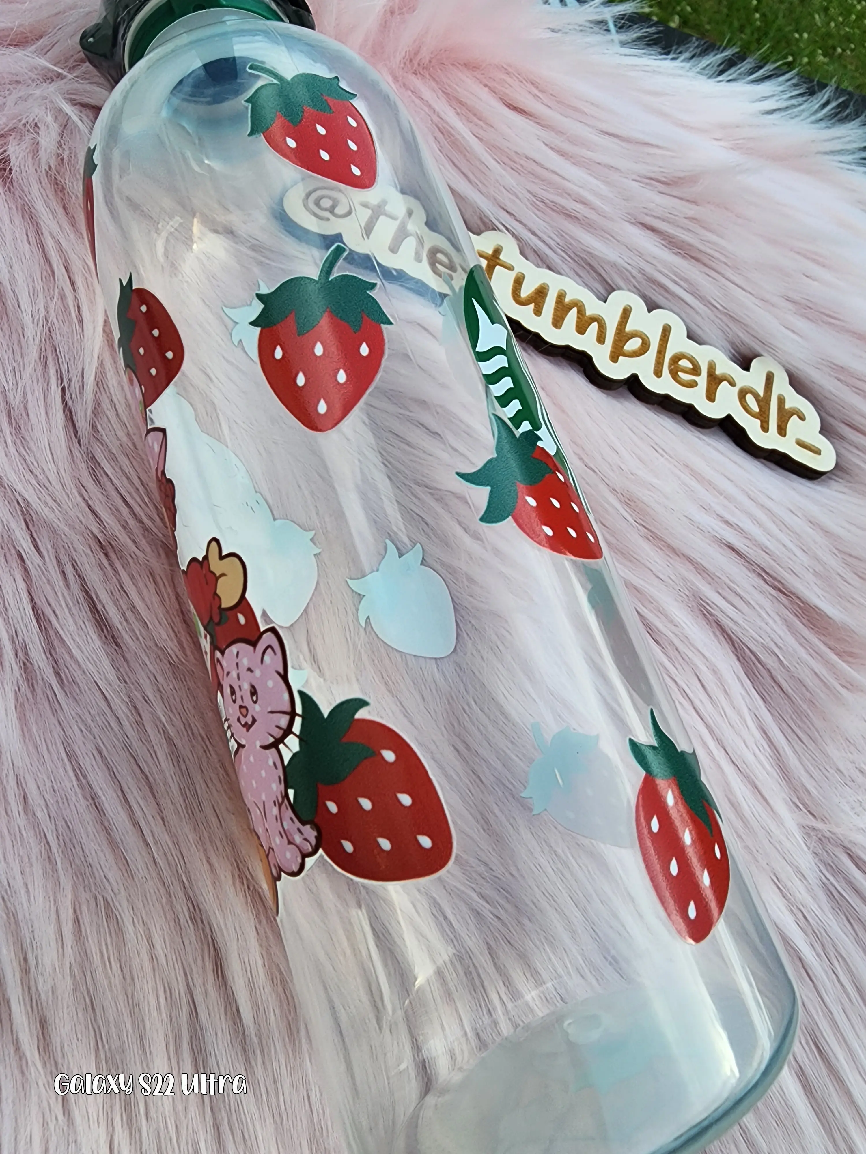 Strawberry Starbucks Water Bottle