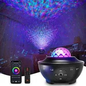 Star Projector Galaxy Light Projector Compatible with Alexa & Google,Bluetooth Speaker, Multiple Colors Dynamic Projections Star Night Light Projector for Kids Adults Bedroom Decor Aesthetic