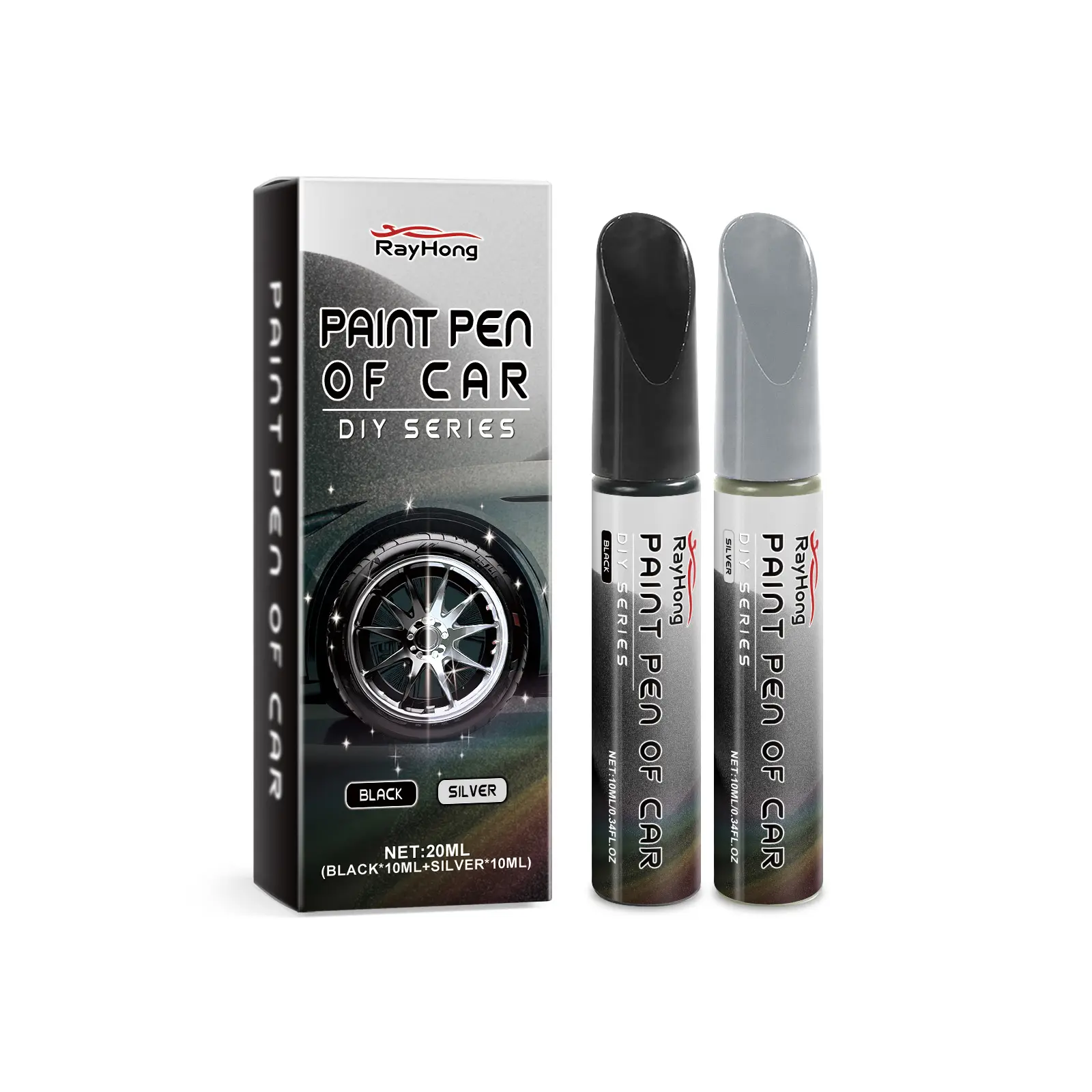 Rayhong Car Wheel Scratch Care Pen Car Wheel Scratch Paint Refinishing Scratch Coating Agent  easy car Scratch Repair