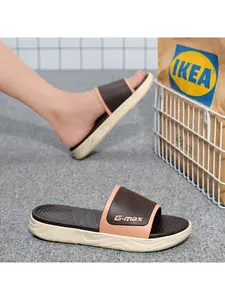 Men 's slippers, indoor and outdoor leisure slippers, outdoor leisure fashion beach slippers, color simple slippers