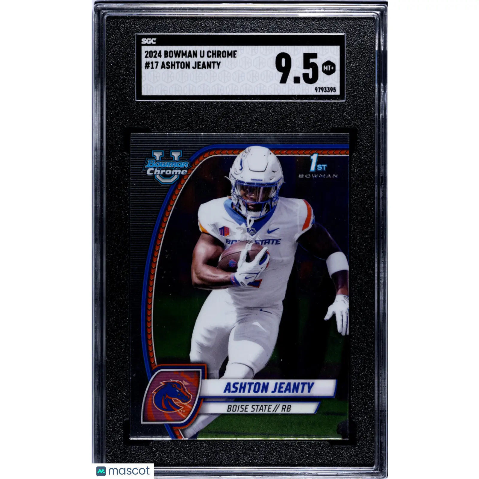 2024 Bowman U Chrome Ashton Jeanty #17 SGC 9.5 GEM MINT Las Vegas Raiders 1st