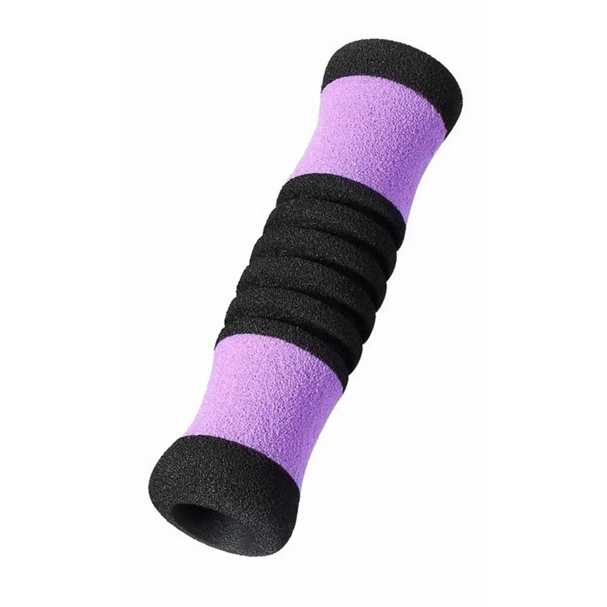 212 MAIN Small Animal Health Supply Hypalon Foam Offset Cane Replacement Hand Grip - Purple/Black Contrast Colors, Quick Easy Installation, Minimal Maintenance, No Operating Costs, for Most Aluminum Offset Canes