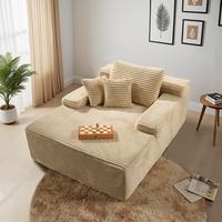 Beige Plush Corduroy