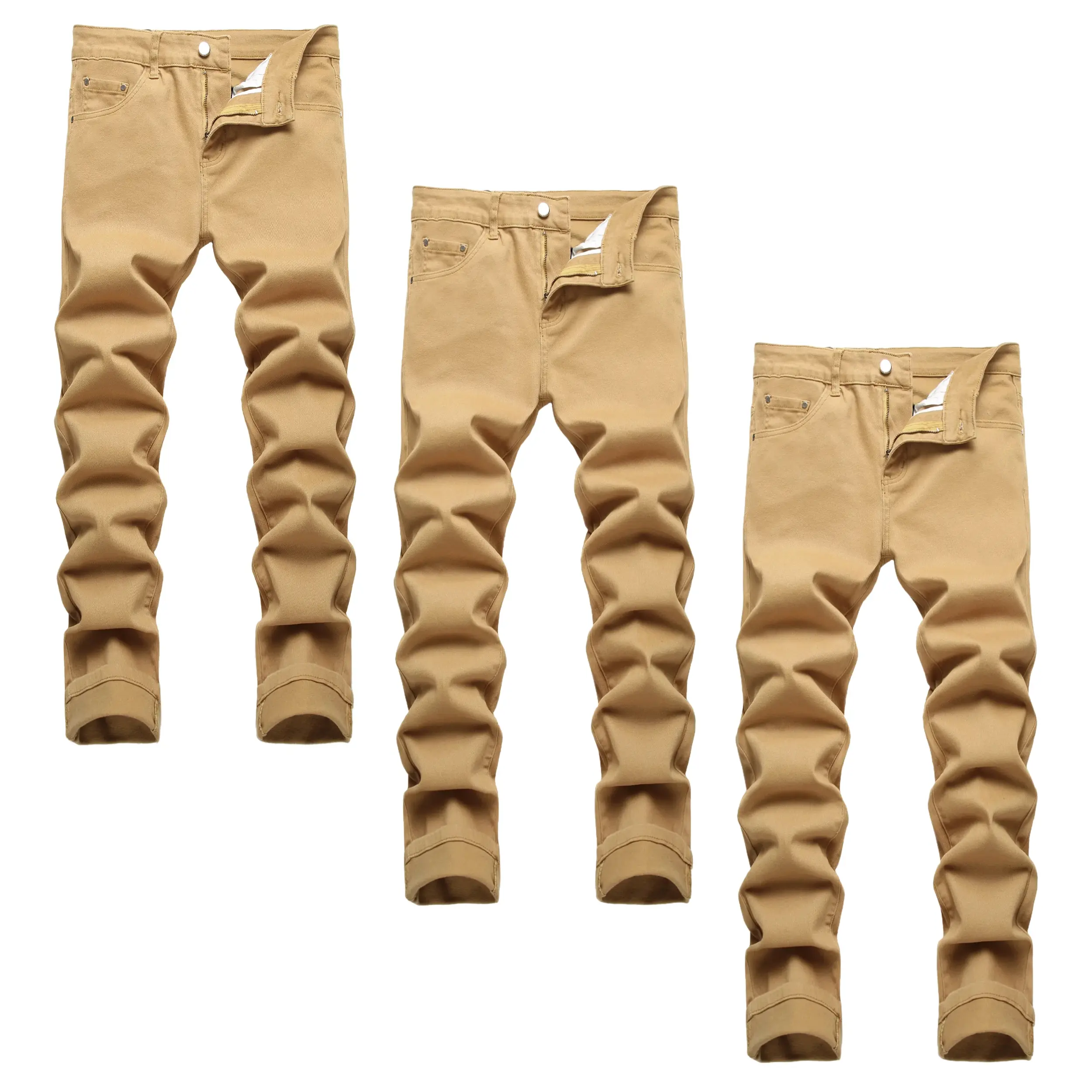 (3 Pack)Khaki-Khaki-Khaki