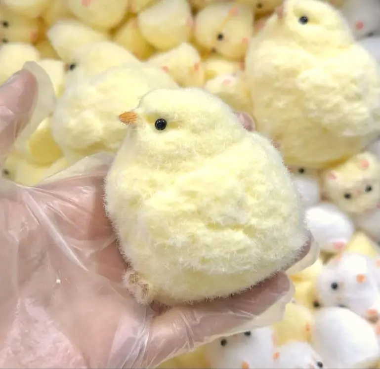 Handmade Chick Squishy Toys Ultra Soft squishies Fidget Toys Silicone Squeeze Toys for Stress Relief ( Chicken )