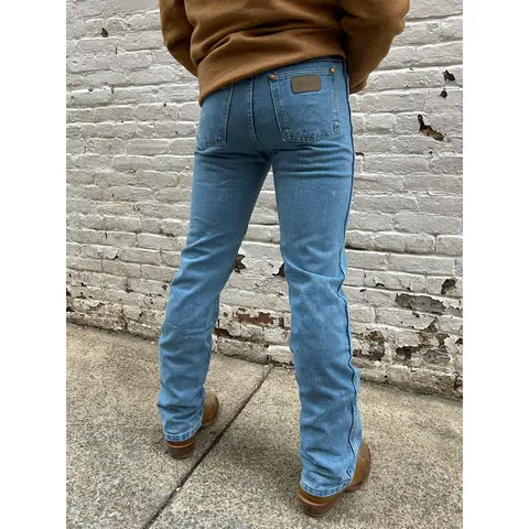 Wrangler Cowboy Cut Mens Slim-Fitting Jeans - 14.5oz 100% Cotton Acid Wash, Solid Slim Tapered Leg, Casual Denim Clothing, Zip Fly, Mensfashion, Size 30