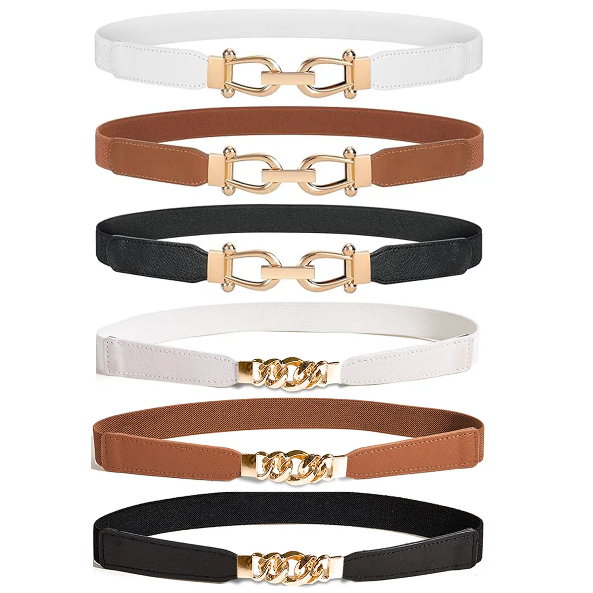 8494 Women\'s Covered Buckle Wide Width Belt For Dresses, Jeans, Trousers 11 Cm 4 Inch Black Leather Wide Waist Belt, Maxi Oversized  main image 4