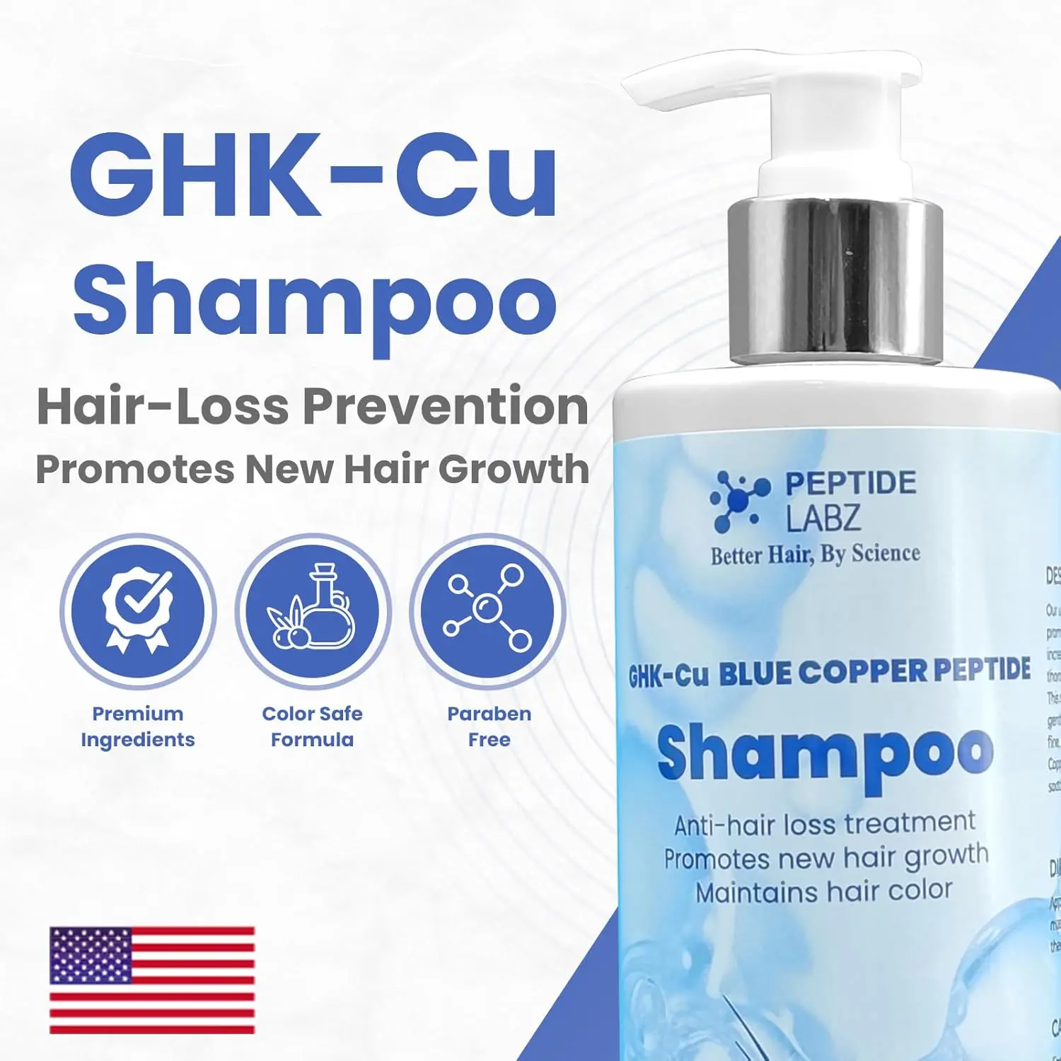 GHK-Cu Copper Peptide Shampoo - Anti Hair Loss Shampoo - Promotes New Hair Growth, 11.8 Fluid Ounce - TikTok Shop GHK-Cu Copper Peptide Shampoo - Anti Hair Loss Shampoo - Promotes New Hair Growth, 11.8 Fluid Ounce - TikTok Shop