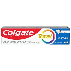 Colgate Total Travel Toothpaste, Mint Toothpaste for Travel, Carry-On Size Toothpaste, 1.4 Oz Tube Oral