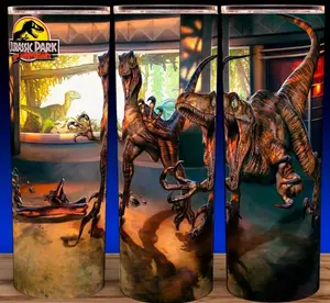 Jurassic Park 90s Dinosaur Collection Cup Mug Tumbler 20oz Drinkware Stainless Steel Insulated
