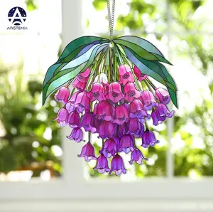 Lily of Valley Suncatcher, Lily Flower Suncatcher, Flower Lover Gift, ACRYLIC Window Hanging Decor, Mother's Day Gift May Birth Month Flower