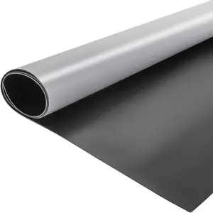 VEVOR Dance Floor Roll Portable, 6.6x15.7ft Practice Dance Floor, 1.5mm Thickness PVC Dance Flooring Grey/Black Roll Out Dance Floor Non-Slide Wearproof Dance Floor Easy Cleaning for Ballet