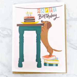 Dachshund Birthday Card
