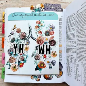 YHWH New Testament Bible Journaling Page Kit