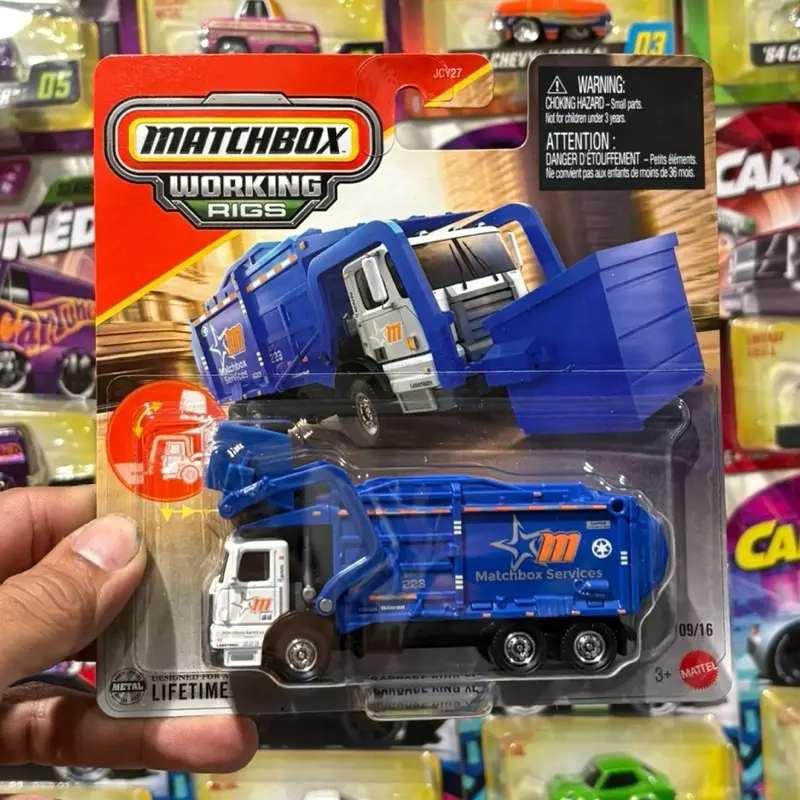 Mbox working Rigs Garbage King Diecast Truck