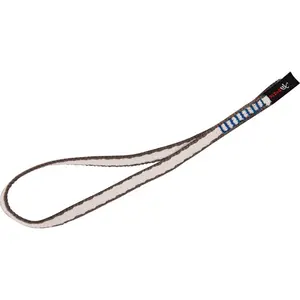 212 MAIN Cypher High Strength Draw Sling, 10mm x 20cm CE Certified Runner for Archery and Outdoor Recreation, Light Grey/Blue, Crossbody Strap