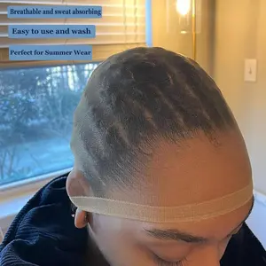 Skinlike Real HD Wig Cap for Women, 2 Pieces Ultra-thin Invisible Brown Sheer Caps for Lace Front Wig