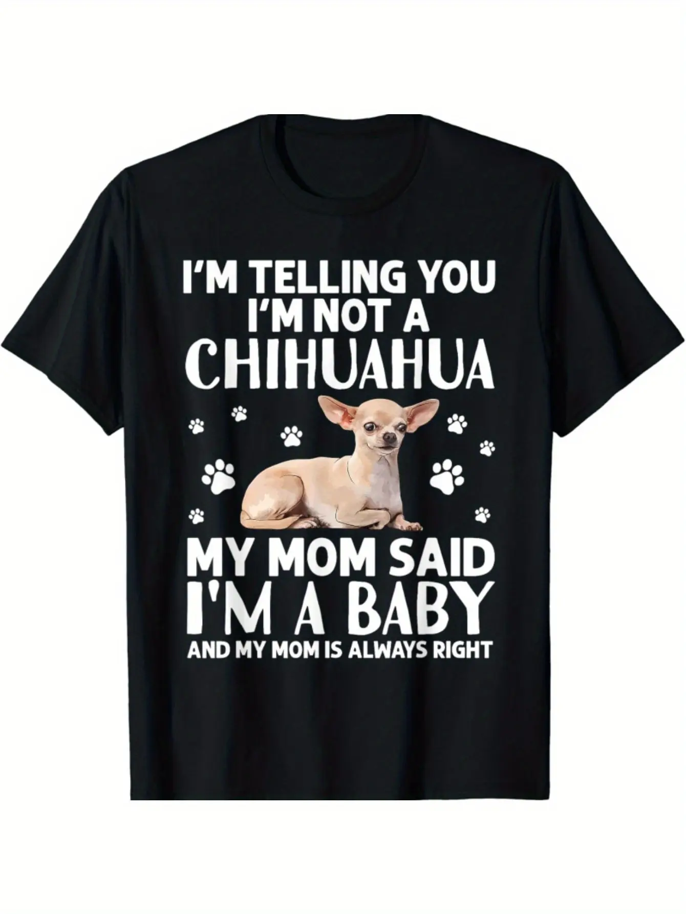 Women'S Clothing in plus Size, Cute Chihuahua Art Lady Mom Dog Breed Chihuahua Lover T-shirt