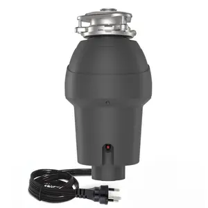 GARVEE Garbage Disposal, Standard Series 1 HP Continuous Feed Food Waste Disposer, Gray, Set of 1