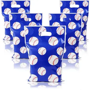 HEPAPATE 40Pcs Baseball Treat Candy Bags,Baseball Party Favors Bag Baseball Theme Gift Bags for Birthday Decorations,Baseball Themed Party Supplies