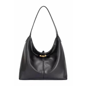 David Jones Classic Leather Shoulder Bag
