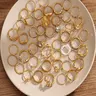 Moon Heart Crystal Ring Set, Cute Rings, Pearl Pendant Butterfly Ring, Floral Center Ring, Heart Hug Ring, Random 30/45 Pieces