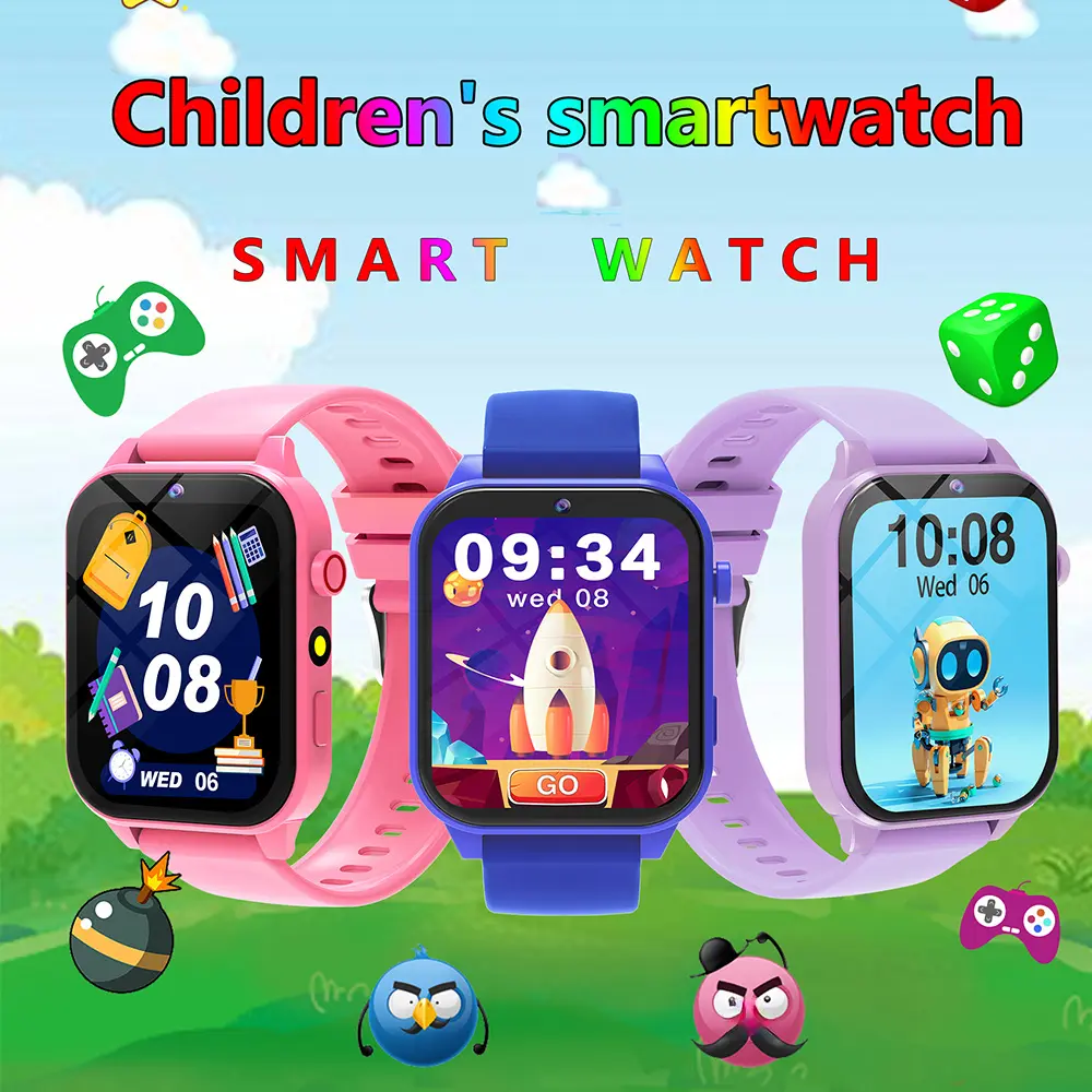 Kids Smart Watch Toy for Ages 3-8, Touch Screen Watch with Camera, Video, Music, 18 Puzzle Games, Flashlight, Educational Birthday Gift for Boys Girls