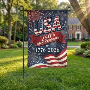 1776–2026 250th Anniversary United States Garden Flag , 250 Years Of Freedom House Flag, 4th Of July Flag