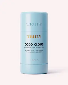 Coco Cloud Brightening & Ingrown Prevention Deodorant – Aluminum-Free Odor Protection with Mandelic Acid – Helps Fade Dark Underarm Spots and Discoloration – Long-Lasting Odor Protection – Gentle on Sensitive Skin – Soft Coconut & Vanilla Scent