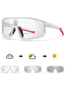Men's Photochromic Sport Sunglasses, Stylish Anti-Drop Design, Windproof Outdoor Glasses, Outdoor Sports Eyewear, Perfect for Sports Activities