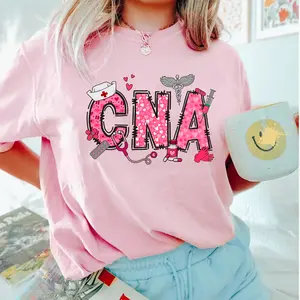Valentine CNA T-shirt, Cute Certified Nursing Assistant Shirt, Nursing Student Tee, CNA Gift, Nurse Shirt