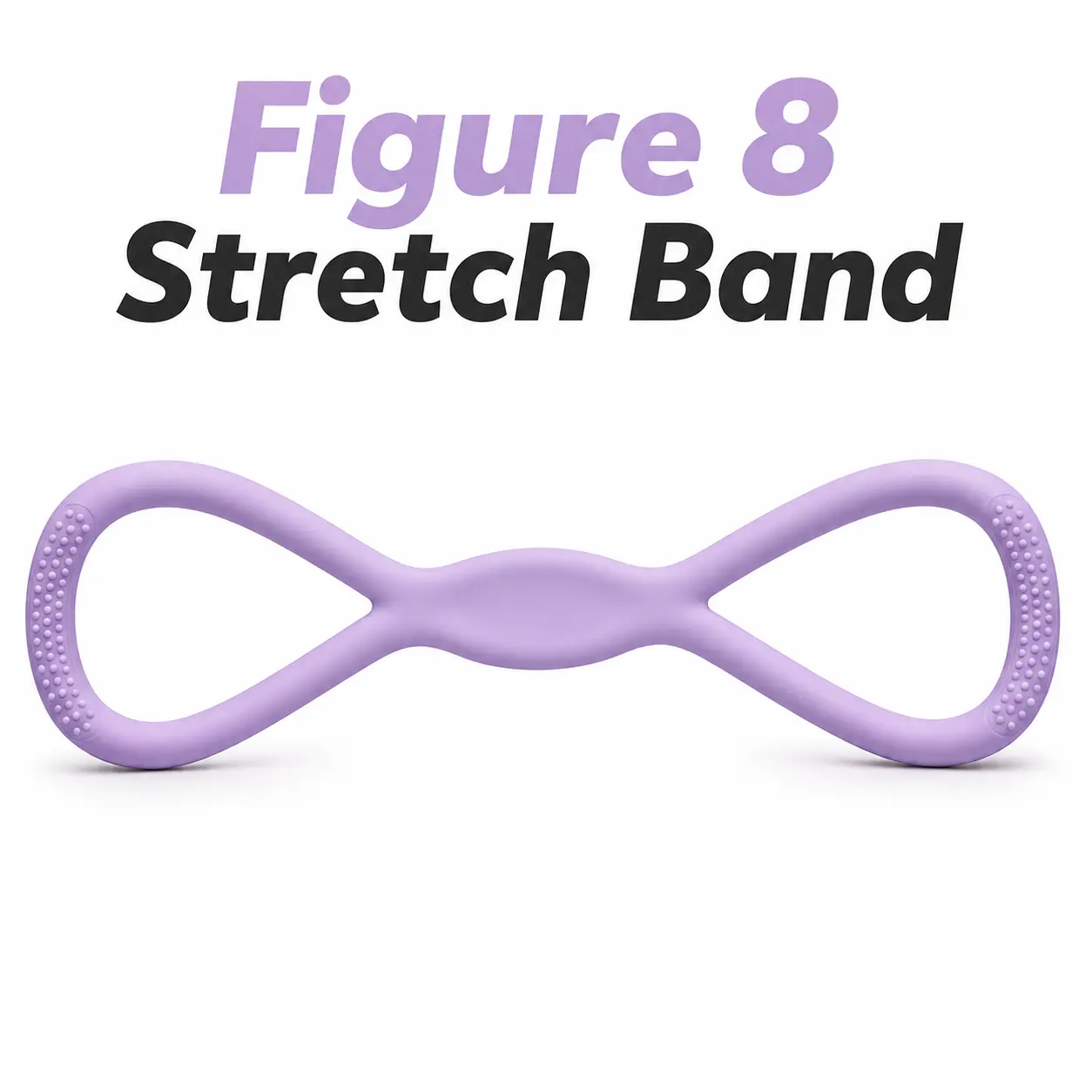 Figure 8 Resistance Band, Elastic Pull Rope Fitness Equipment for Posture Correction, Back Stretching, Shoulder Opening, Yoga Pilates and Home Workout