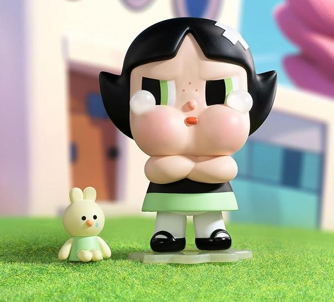 Pop Mart CryBaby x Powerpuff Girls Figures Single Blind Box Authentic Collectible Cute Gift Trending Rare Limited Collection Brand New Unopened