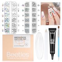 Nail Art Glue & Rhinestones Set