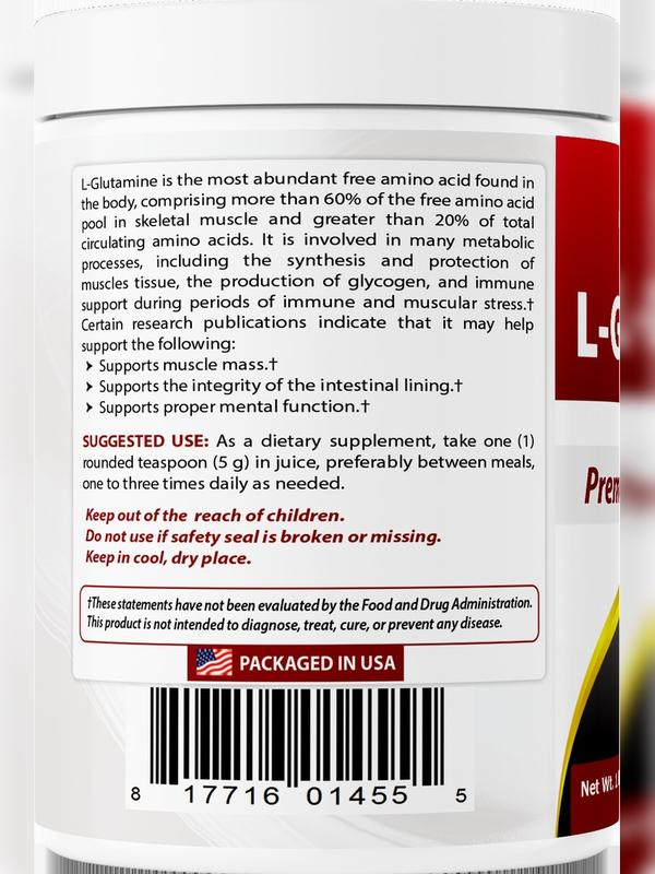 Best Naturals L-Glutamine 1 Lb Powder