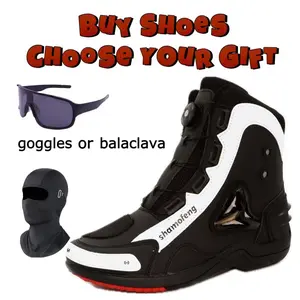Biker boots CE certified Motorcycle shoes Urban Waterproof
