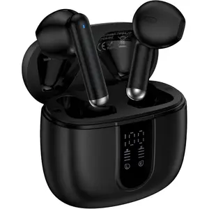 h-49 Wireless Earbuds Bluetooth Headphone for Samsung Galaxy S26 S25 Ultra S24 S23 S22 S20 S10 A17 A36 A16 A15 60H Playback with Dual LED Display IPX7 Waterproof Sports in Ear Earphone for Pixel 10 9 8 7 6