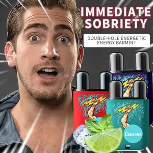 Causone Vibrant and refreshing essential oil energy bar sleepy driving nasal sucking cooling oil double hole nostril