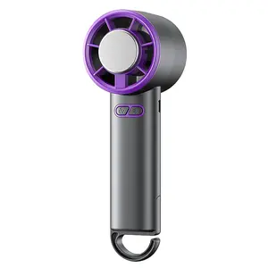 High Speed Handheld Turbo Fan, 13000 RPM Powerful Cooling Ice Fan, Portable Mini Fans Rechargeable, 3 Speeds Adjustable, for Summer Beach Travel Concerts Body