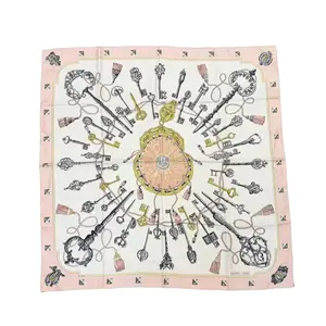 Pre-owned Hermès Silk Scarf 90