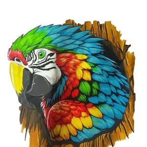 Pacer Honduras Beautiful Guacamaya Unisex T Shirt with Colorful Parrot Design for Men and Women Menswear Stylish Tshirt Streetwear Top Love