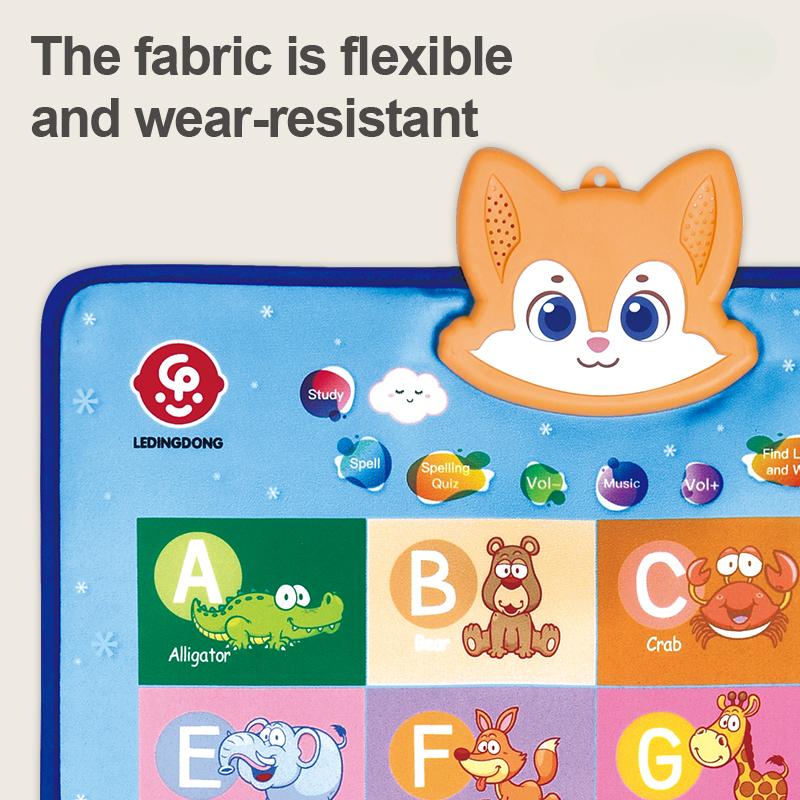 Apple Chart Interactive Fruit & Veggie Talking Poster with Cutting Playset for Toddlers