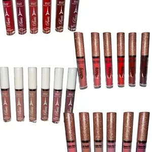 FULL SIZE RMT 6-pc Matte Paris Reds Set/ 6-Pc Matte Rosey Red Set /6-Pc Matte Paris Nudes Set /6-Pc Matte Rosey Nudes-ALL ARE 6-Pc Matte Liquid Lipsticks SETS-Cosmetics #Hydrating #24Hrs