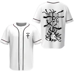Fullmetal Gate of Alchemy Anime Jersey Shirt Retro Summer Trendy Anime Jersey Shirt , Baseball Jersey Shirt, Trendy Jersey Shirt, Sport Jersey for Men and Women