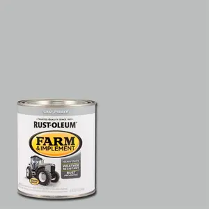 Rustoleum 280106 Farm Paint, Gray Primer - 1 qt.