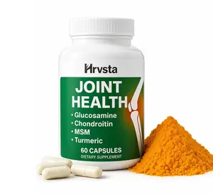 Joint Support Supplement for Men & Women with Glucosamine, Chondroitin, MSM & Turmeric – 60 Capsules