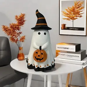 Halloween Pumpkin Statue, Resin Art Decor, Perfect for Home Decor, Bedroom, Living Room, Kitchen, Gothic Gift for Halloween Party, Decoration, Home Ornament, Figurine, Accessories