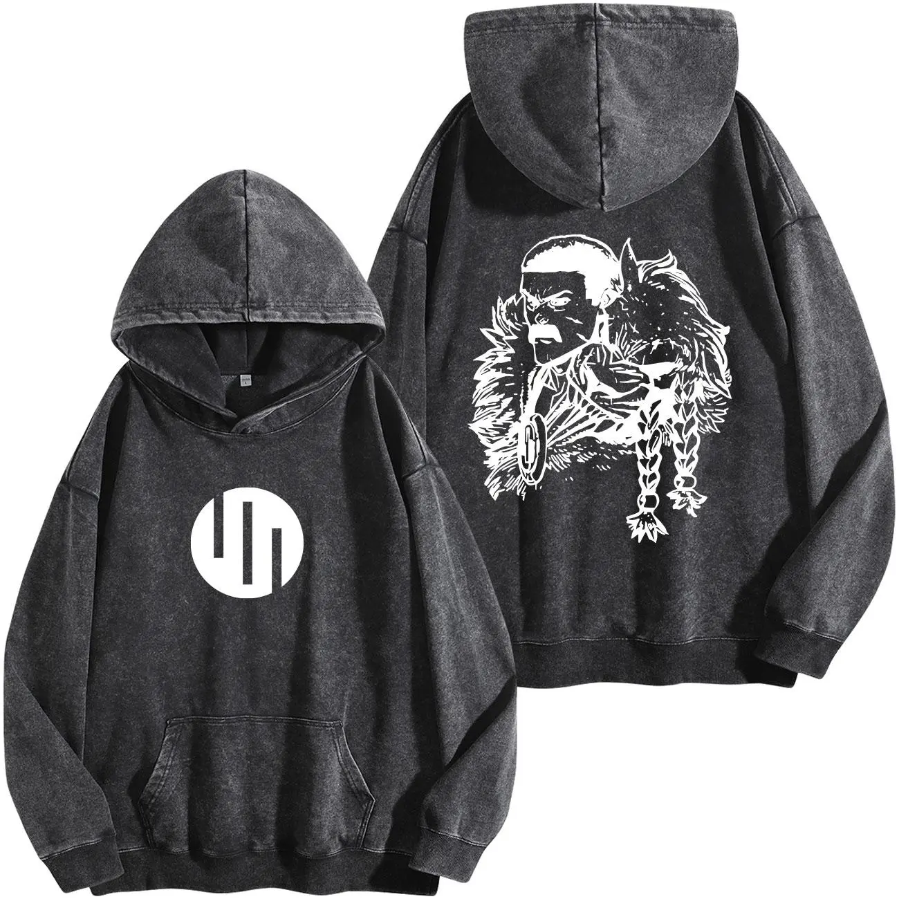 Thragg Invincible Universe Warrior Double Printed Vintage Washed Hoodie Heavyweight Cotton T-Shirt Hoodie & Sweatshirt Unisex Casual Tee, TV show Top Trending Comic