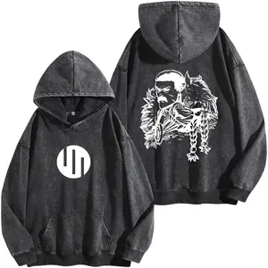 Thragg Invincible Universe Warrior Double Printed Vintage Washed Hoodie Heavyweight Cotton T-Shirt Hoodie & Sweatshirt Unisex Casual Tee, TV show Top Trending Comic